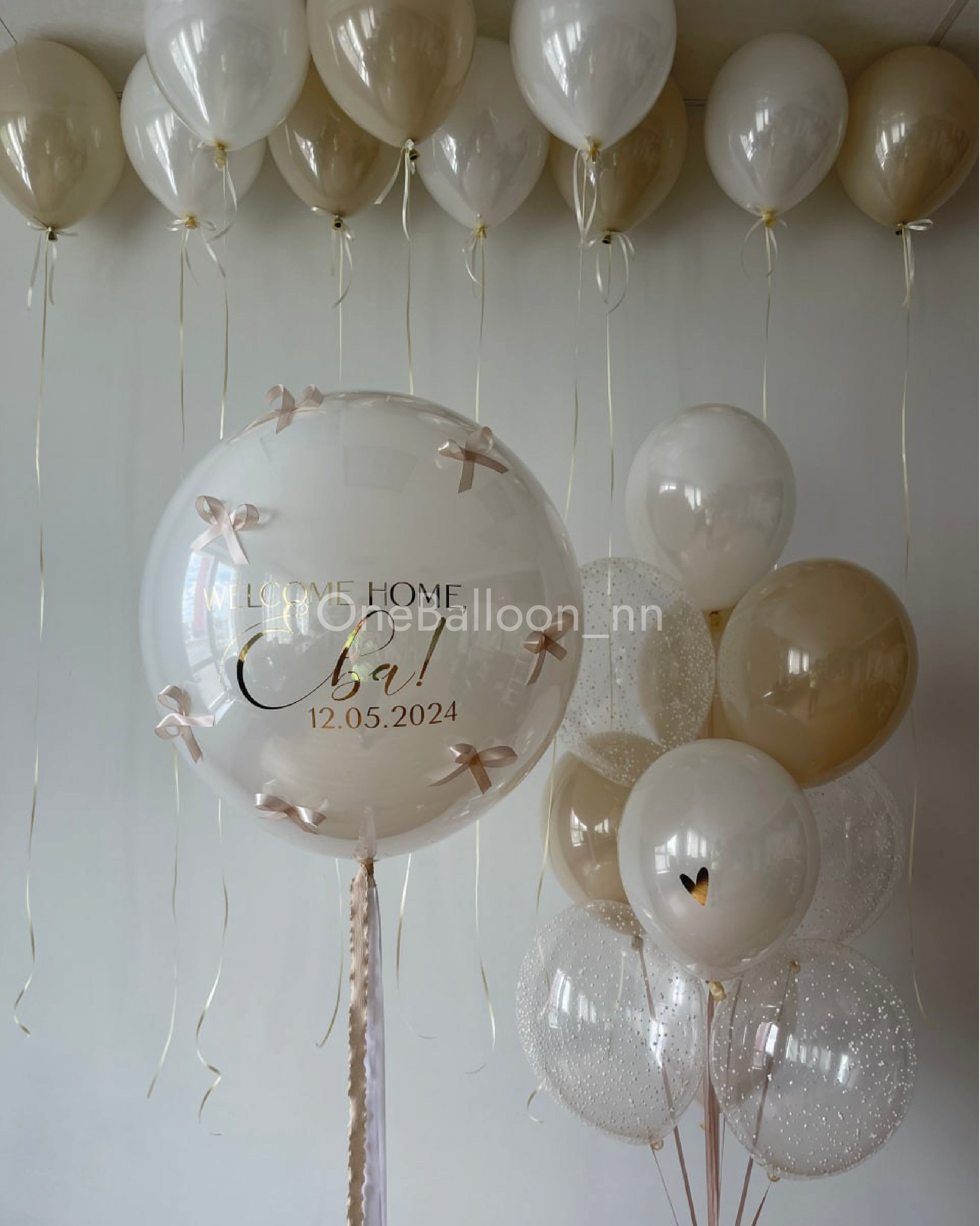 Шарики шары на выписку из роддома для девочек. One Balloon Воздушные и гелиевые шары Фотозоны Нижний Новгород