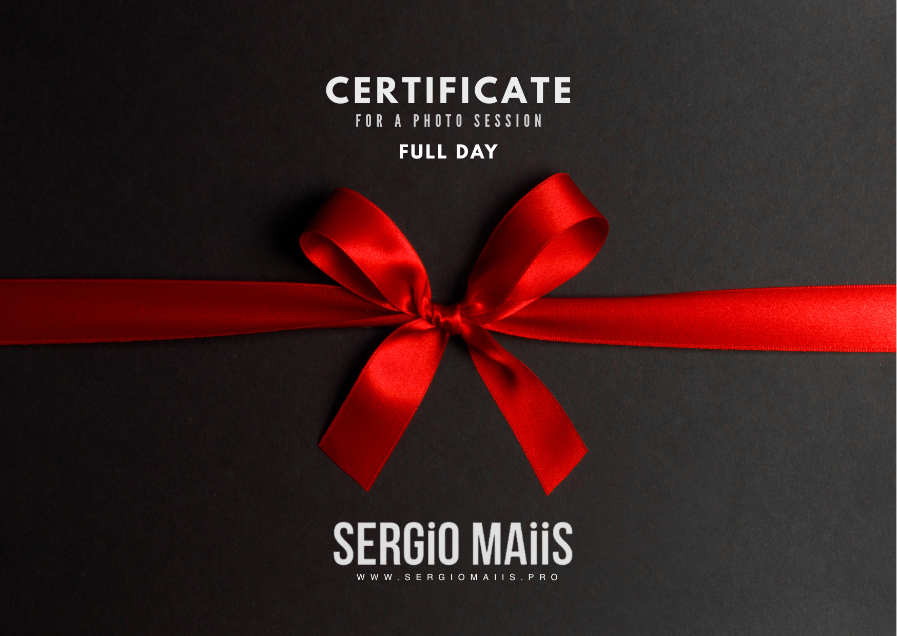 Photography Gift Certificates — Fashion Photoshoots in Istanbul & Dubai by Sergio Maiis. Sergio Maiis — Fashion Photographer in Istanbul | Editorial & Lifestyle Photographer
