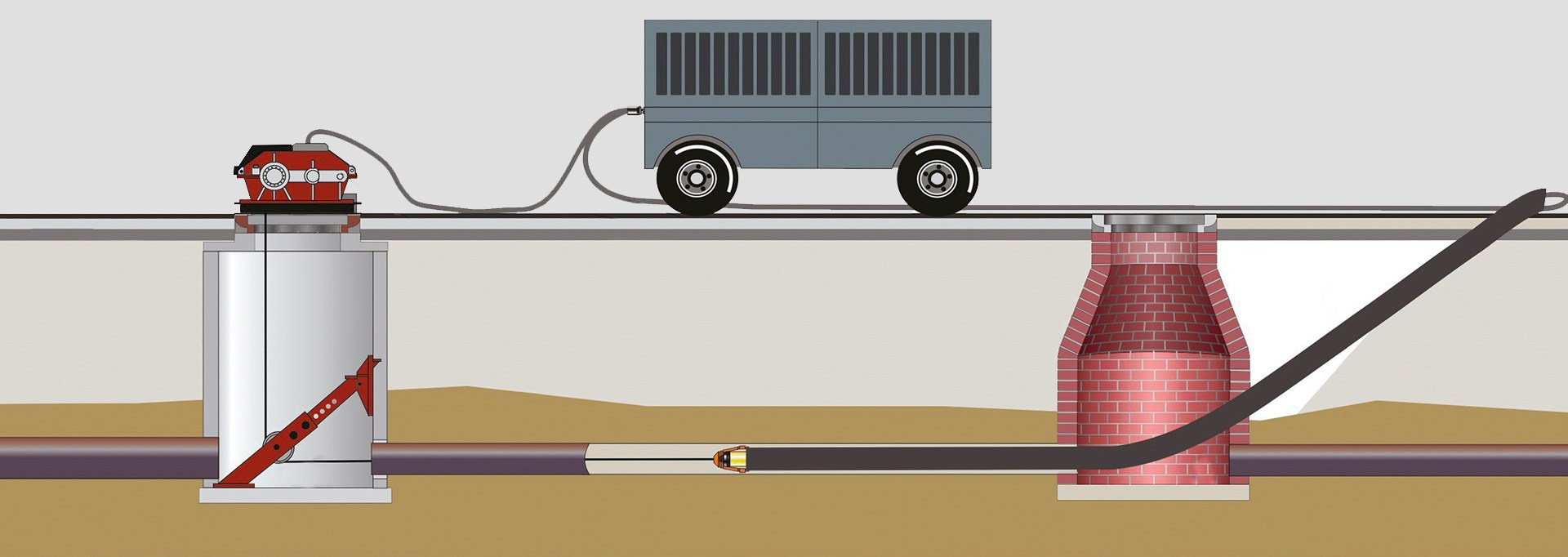 Замена сетей водоснабжения. КОМБЕСТ — бестраншейные технологии