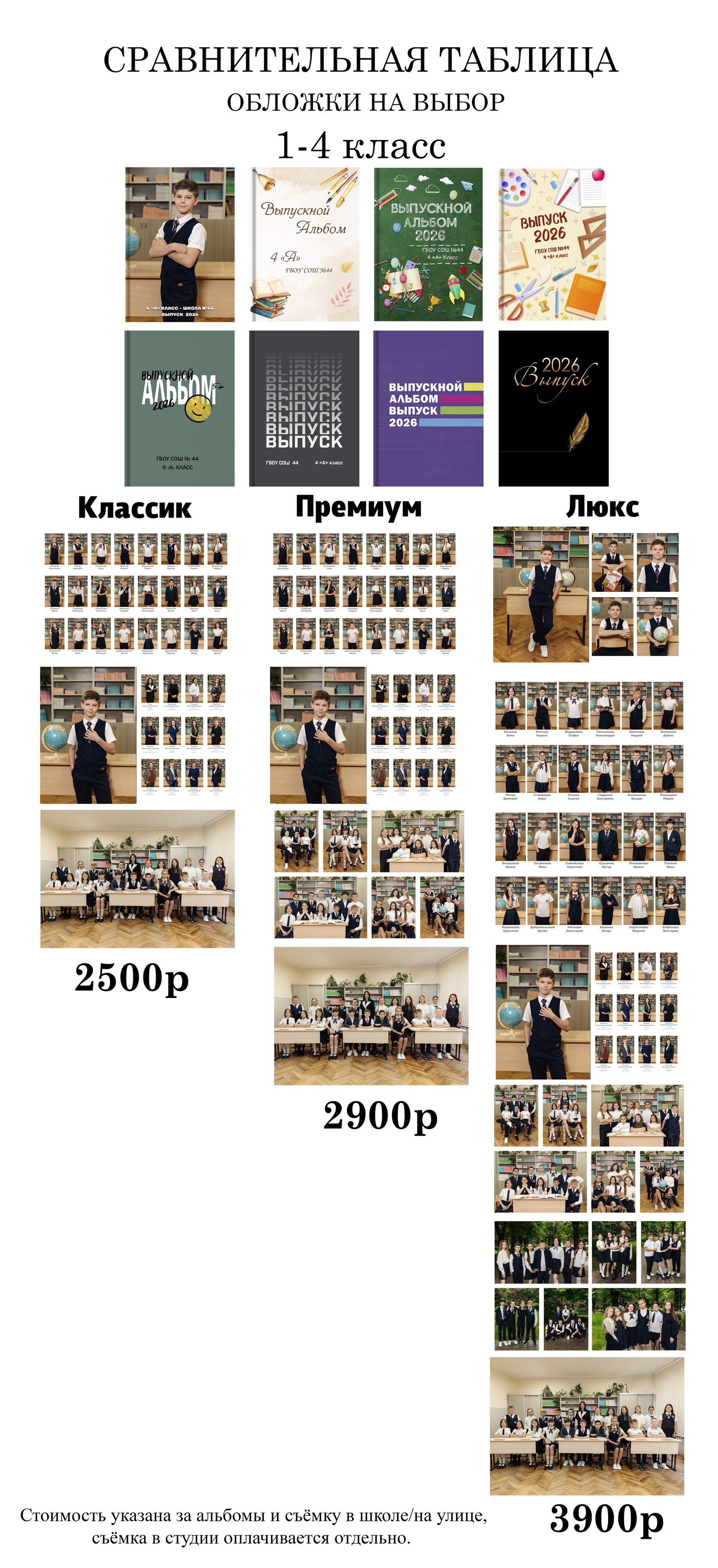 Сравнительная таблица