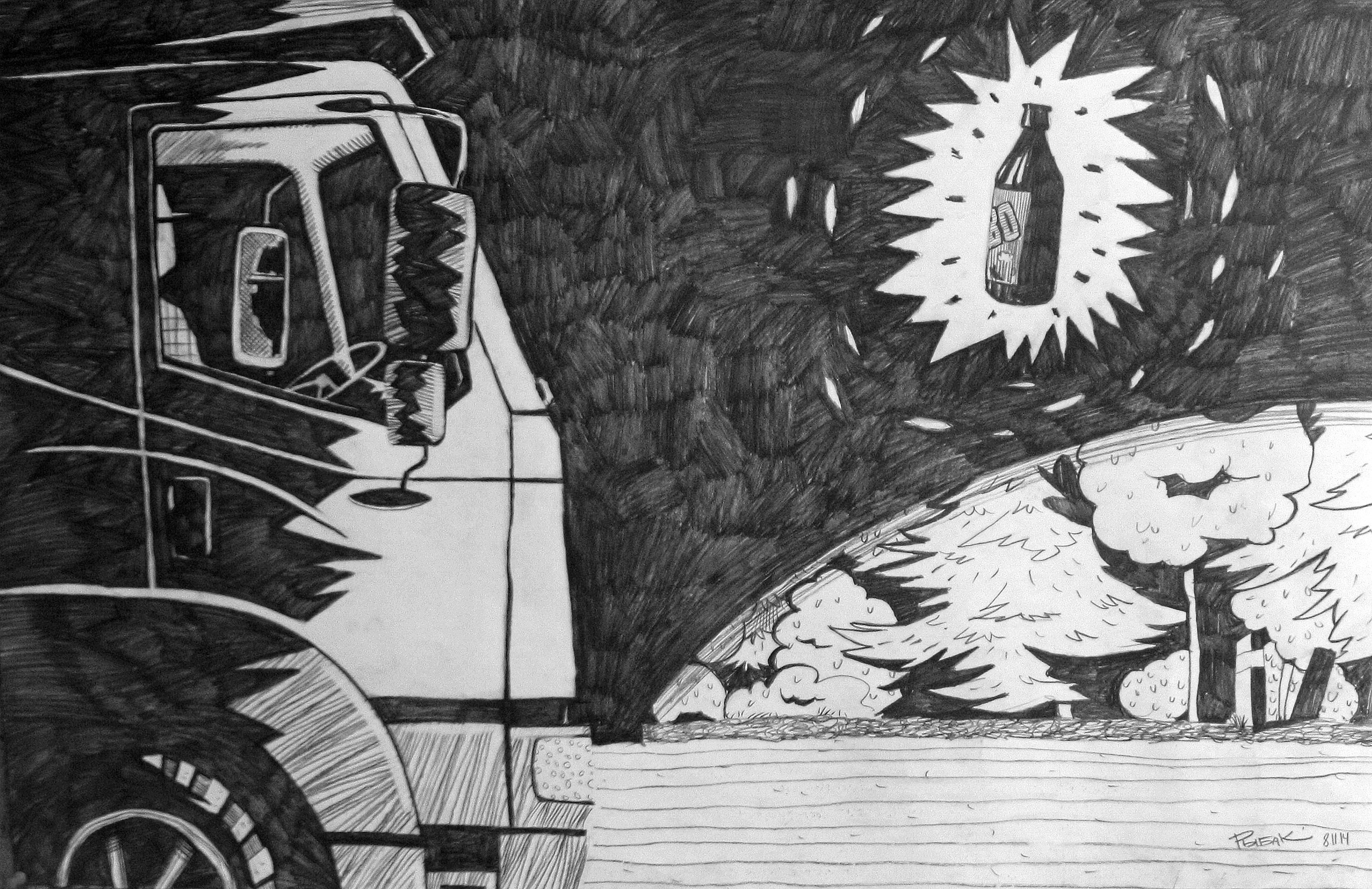 Графика 2014. Художник Рыбак Николай