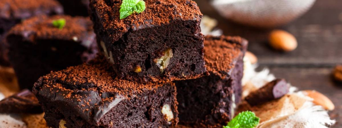 Шоколадный ПП Брауни с цукини без сахара. «Сово-Сова» продукция для омоложения, здоровья и долголетия