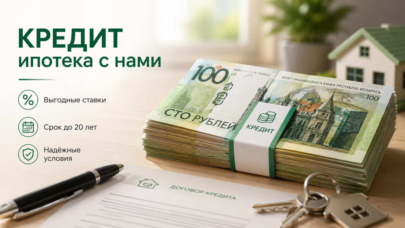 Описание кредита на недвижимость от Беларусбанка
