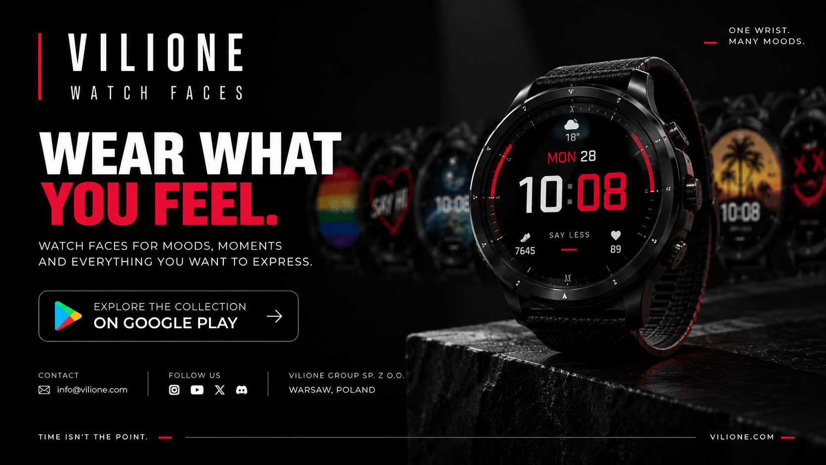 Vilione Watch Faces — Wear OS Watch Faces