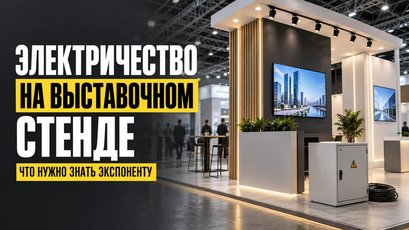 Электричество на выставочном стенде — памятка экспоненту