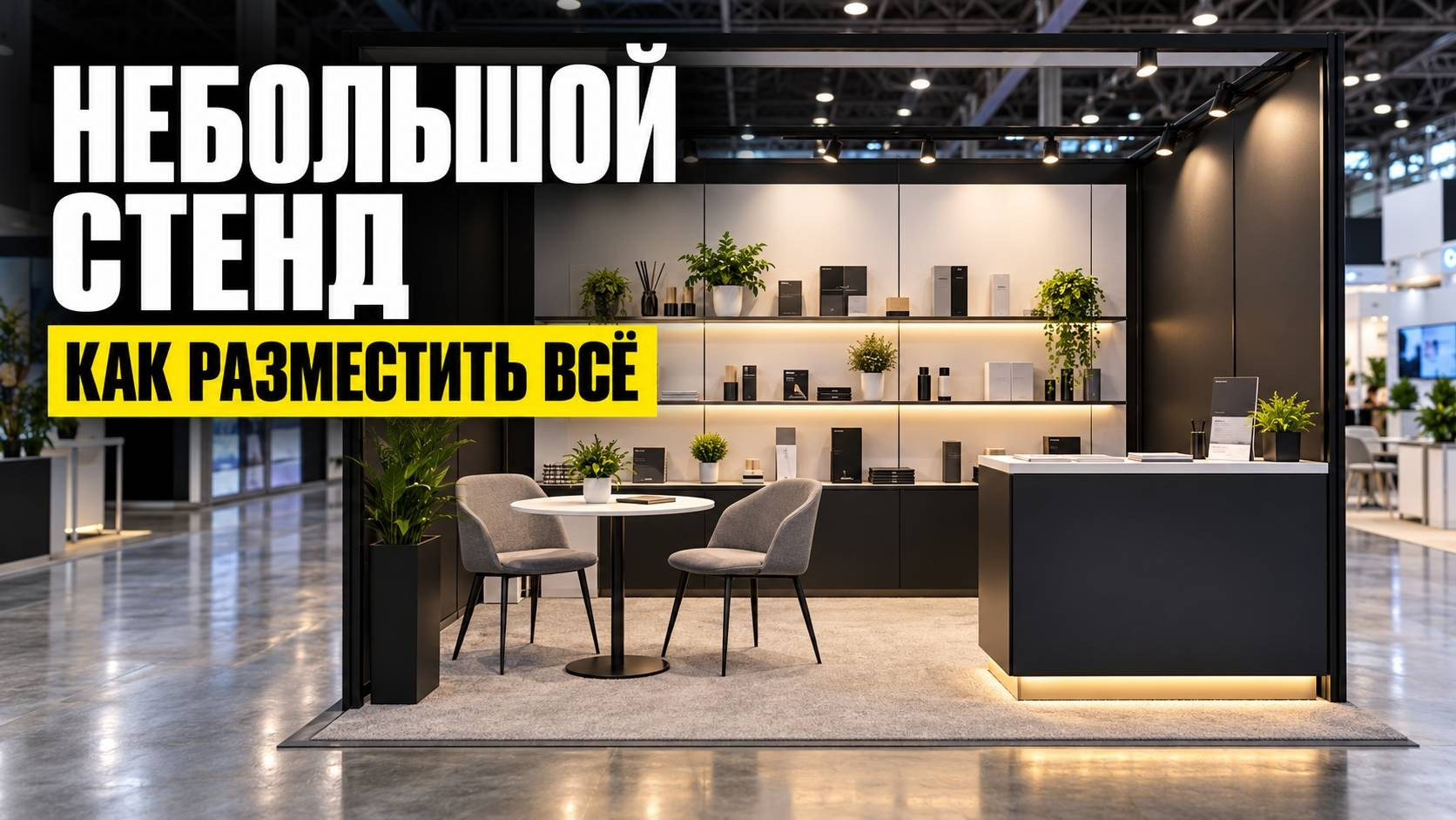 Небольшой выставочный стенд: планировка и размещение оборудования