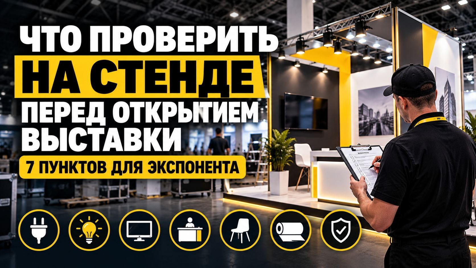 Что проверить на стенде перед открытием выставки: 7 пунктов для экспонента. Сергей Бабко — создание сайтов, 3D-визуализация и Яндекс Директ