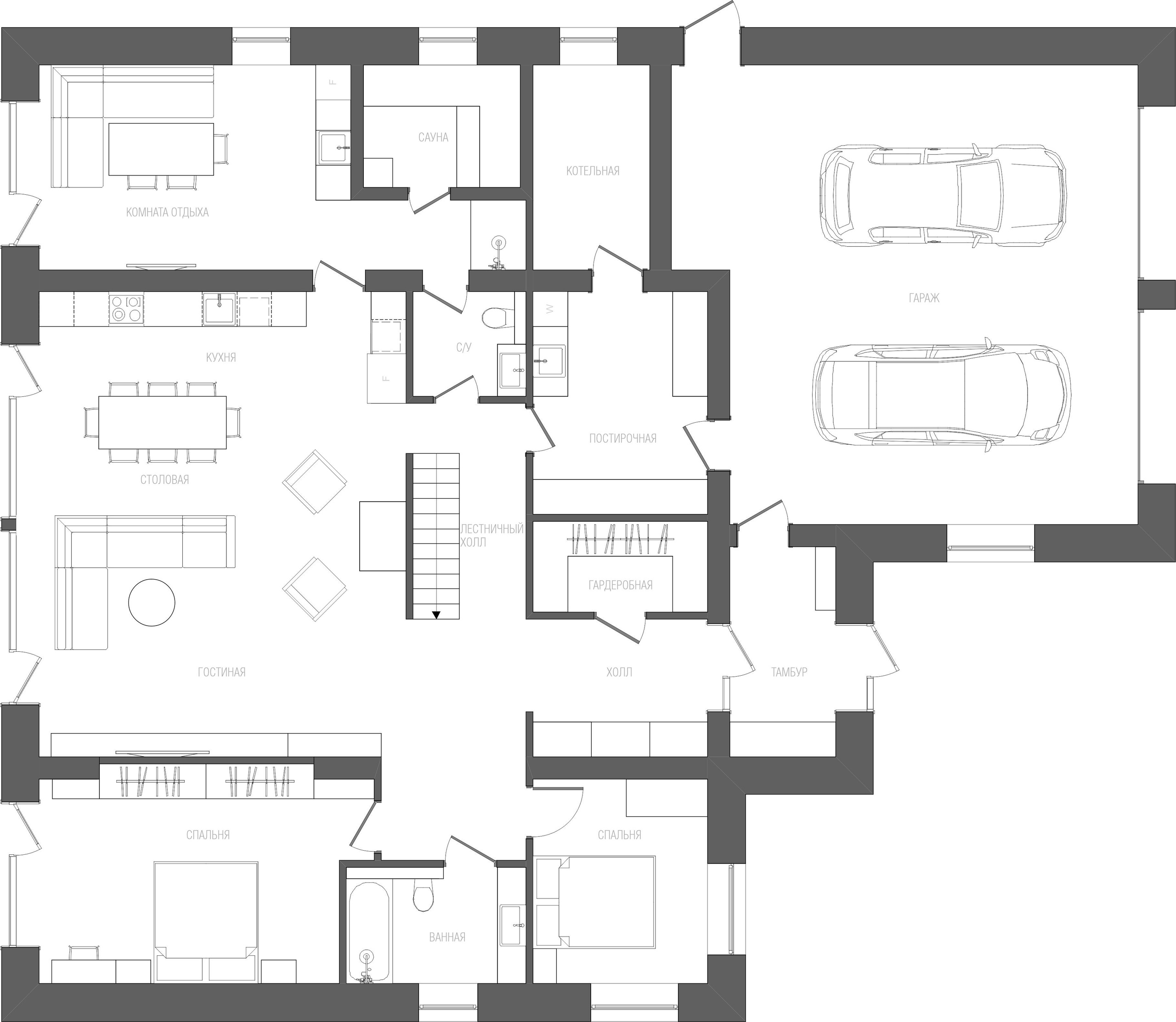 Проект KRAAS. Дизайн интерьера в Новосибирске, Мире, Онлайн | Студия дизайна интерьера TWOREZ
