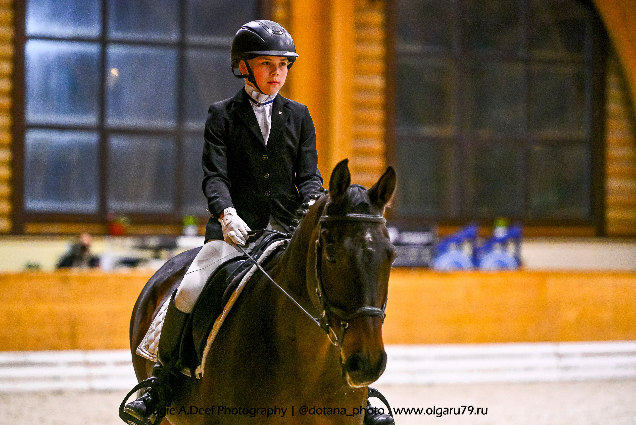 2025.10.18 — КСК Пегас — выездка. ТУРНИРНАЯ КОННАЯ ФОТОГРАФИЯ, Руднева Ольга и Евгений Адеев