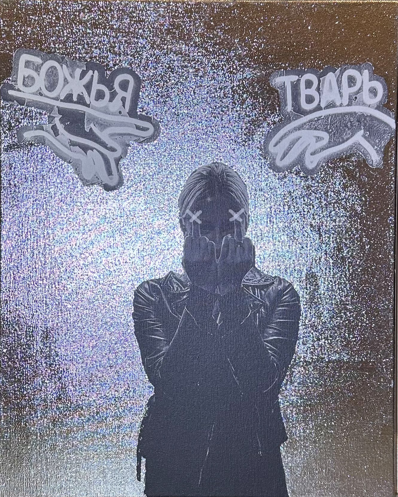 интерьерная картина в темных тонах