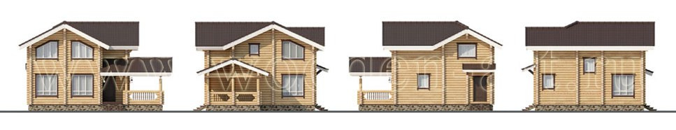«Бужарово» 162 кв. м. Проекты деревянных домов