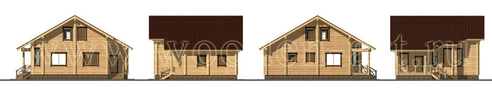 «Папино» 198 кв. м. Проекты деревянных домов