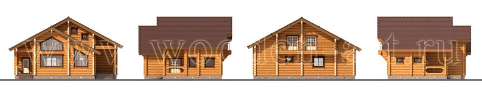 «Малые вяземы» 206 кв. м. Проекты деревянных домов