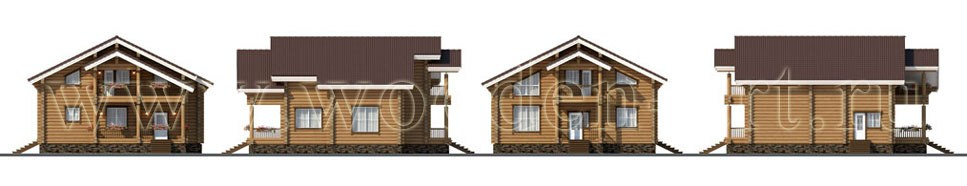 «Слободище» 257 кв. м. Проекты деревянных домов