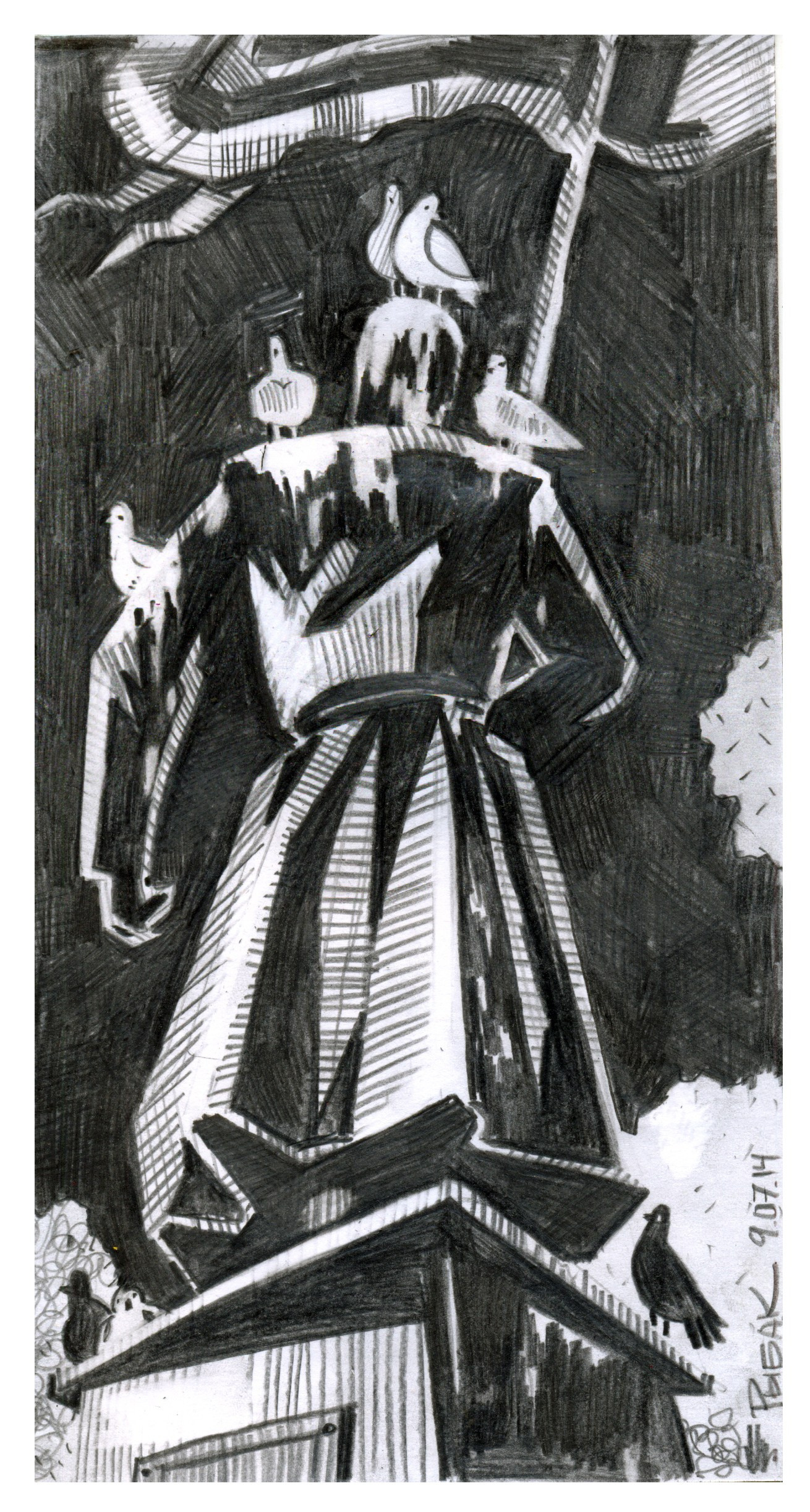 Графика 2014. Художник Рыбак Николай