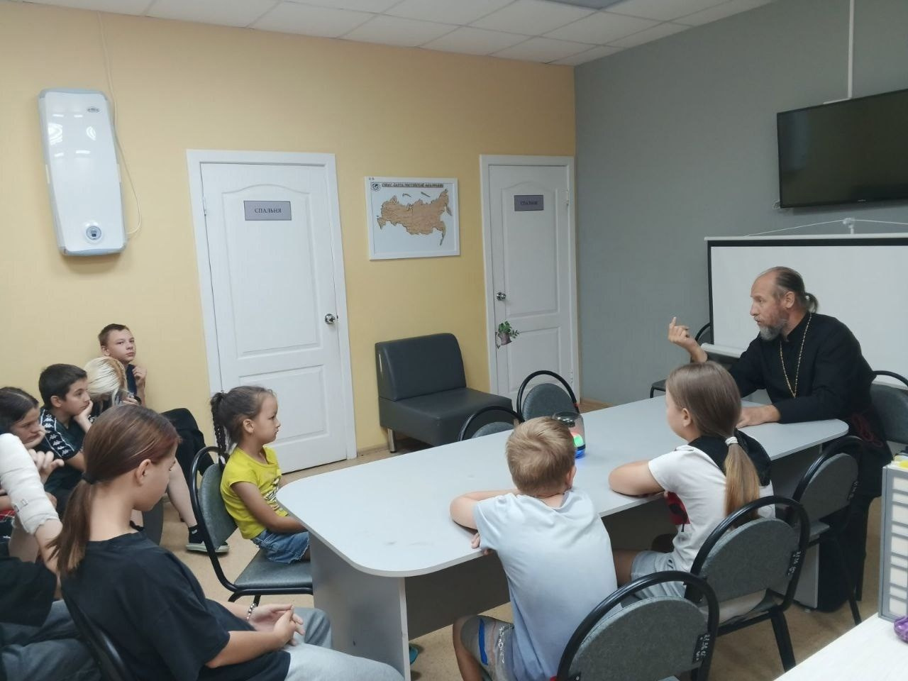 В центра «Возвращение» прошла встреча с воспитанниками. Саратовское Юго-Западное благочиние