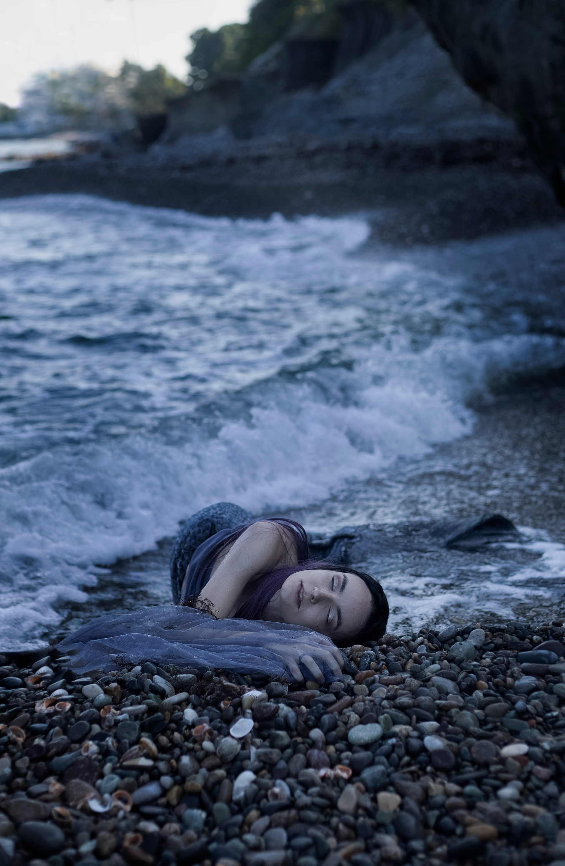 Mermaid. Art photographer Tatiana Serbina