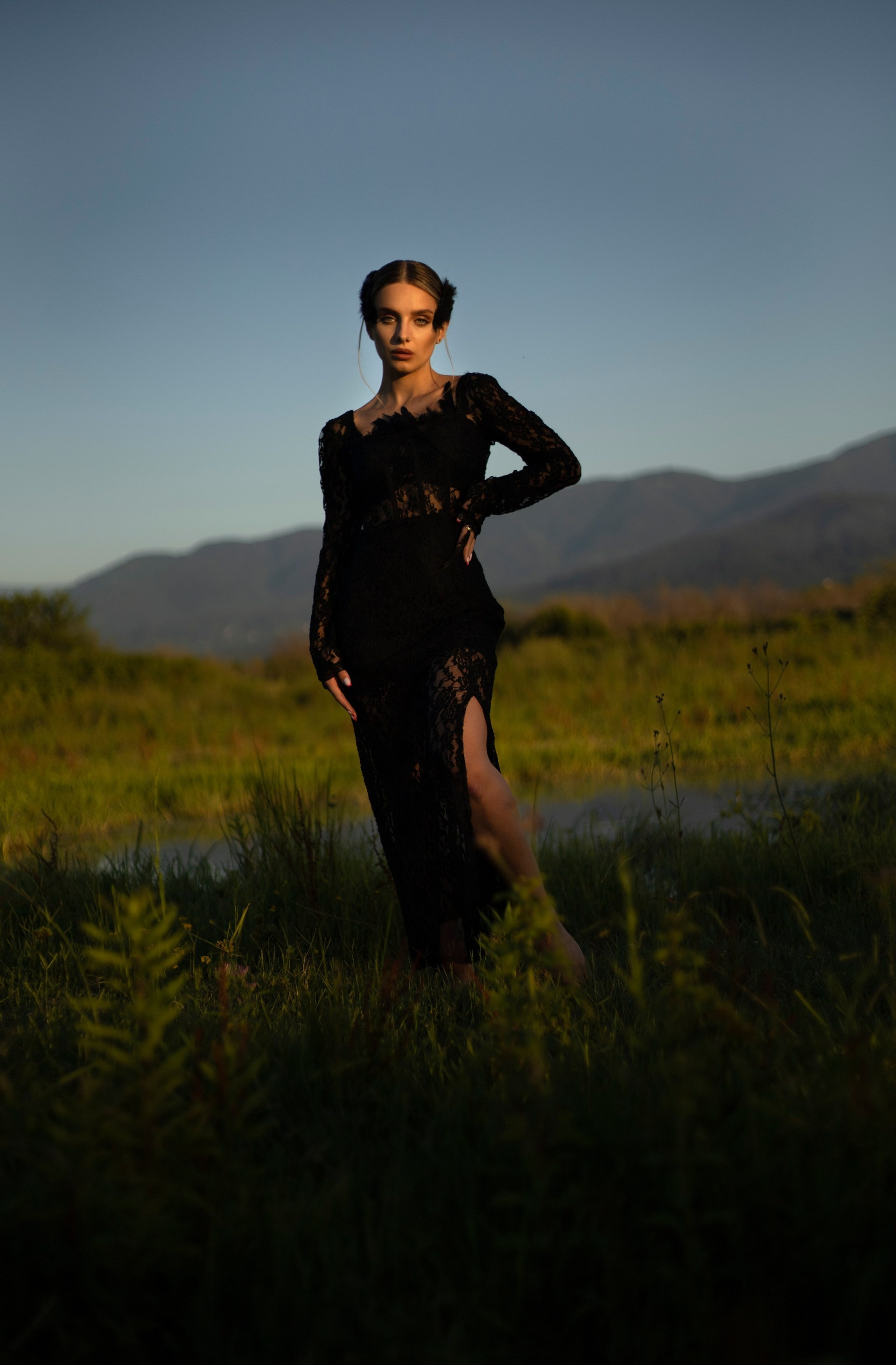 The Black Swan. Art photographer Tatiana Serbina
