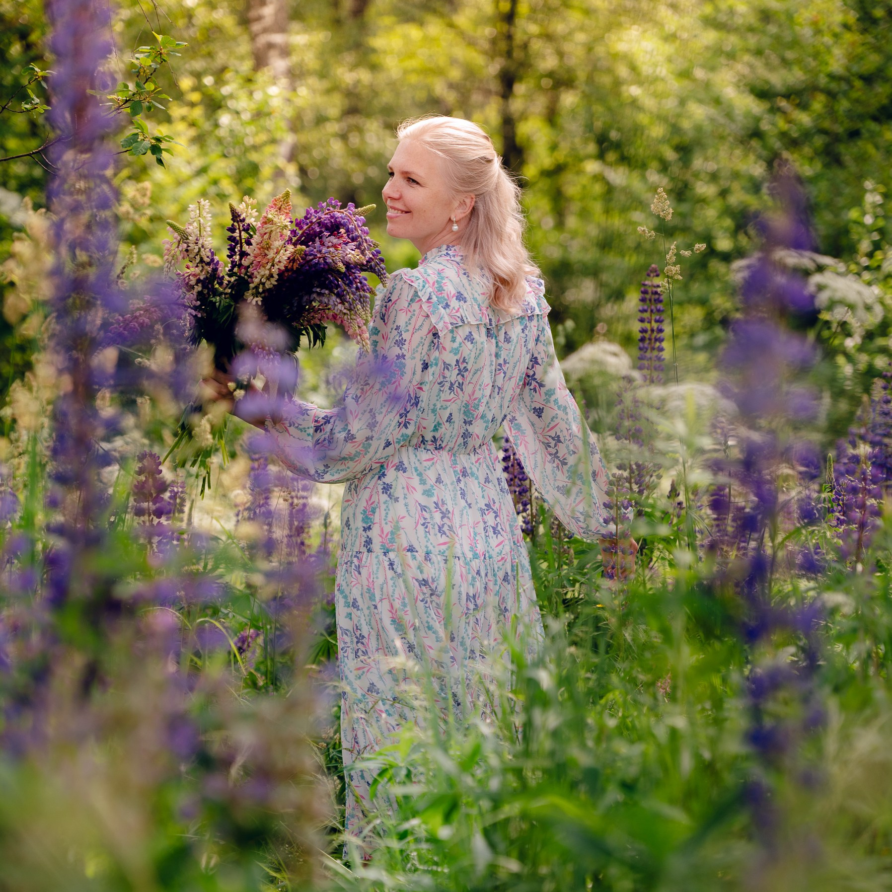Эмоциональный портрет в парке Москвы, фотограф Каримов
