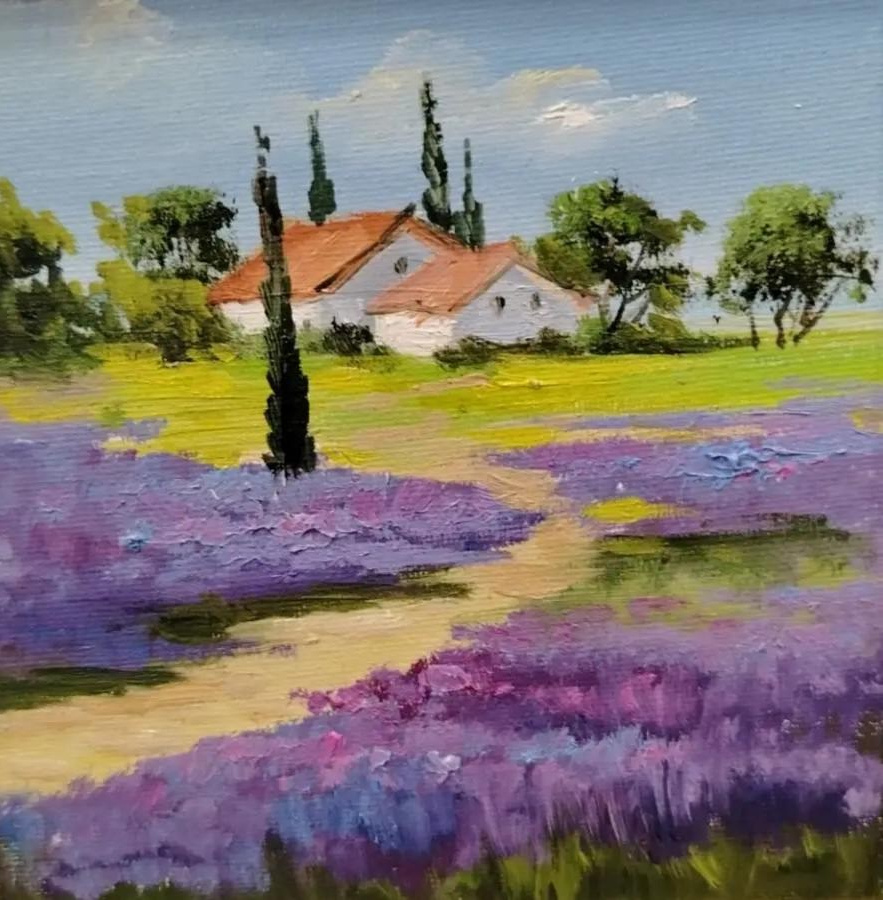 Пейзаж, река, лето, девочка