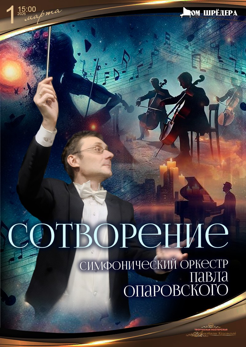 Архив концертов 2025–2026 гг. Оркестр Павла Опаровского. Дом Шрёдера