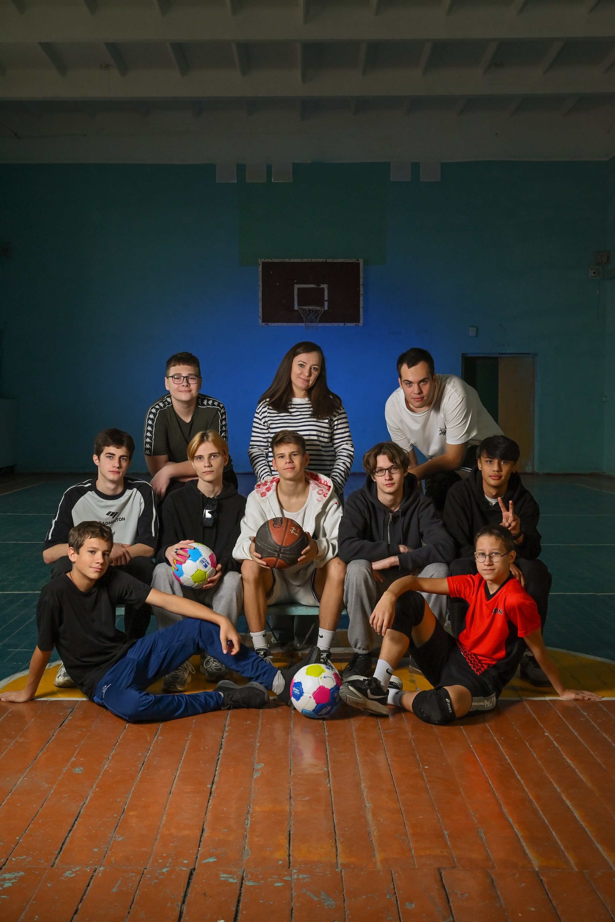 Школьная фотосессия для выпускных альбомов в Пензе