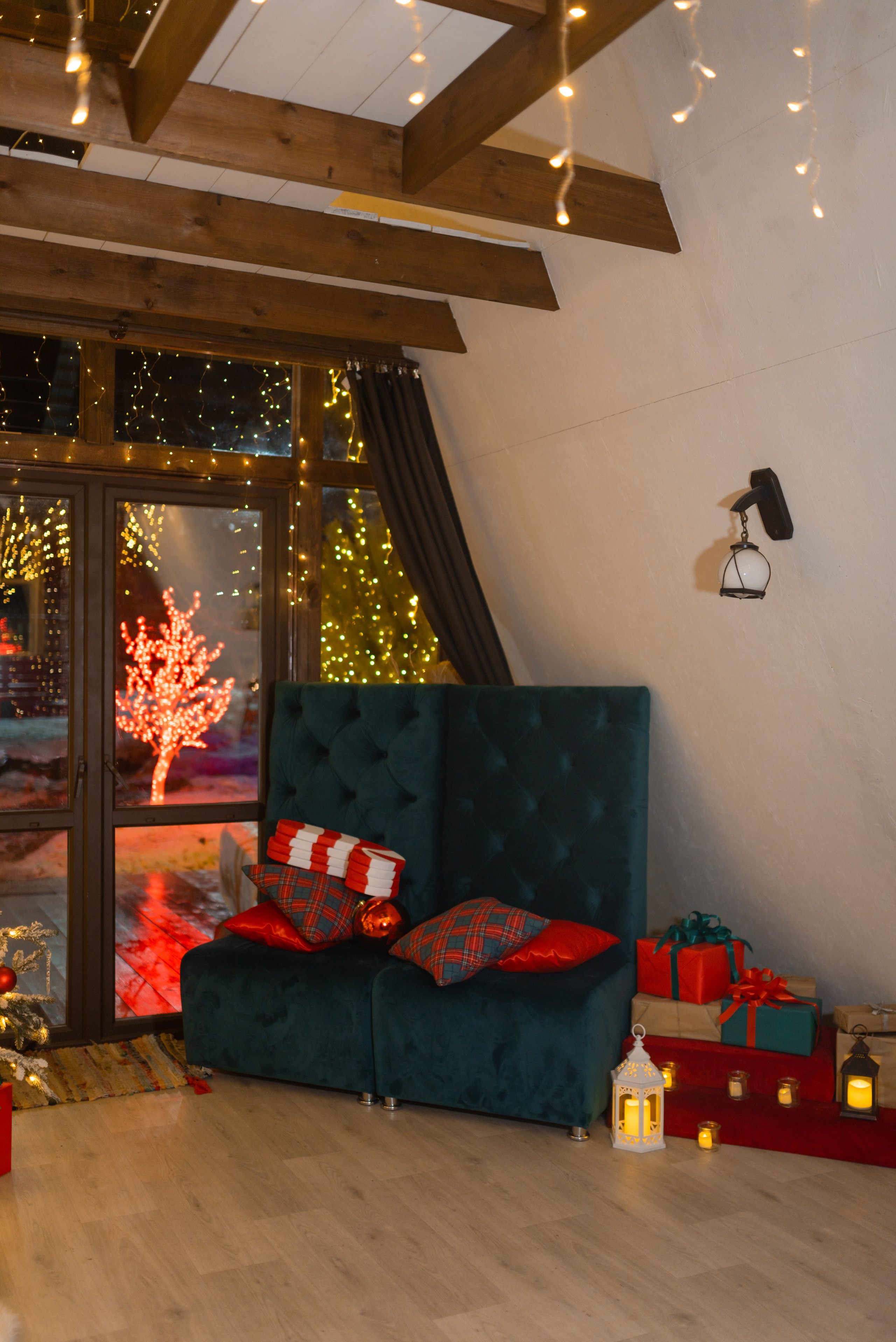 Новогодняя фотосессия под ключ в Иркутске Новогодний интерьер