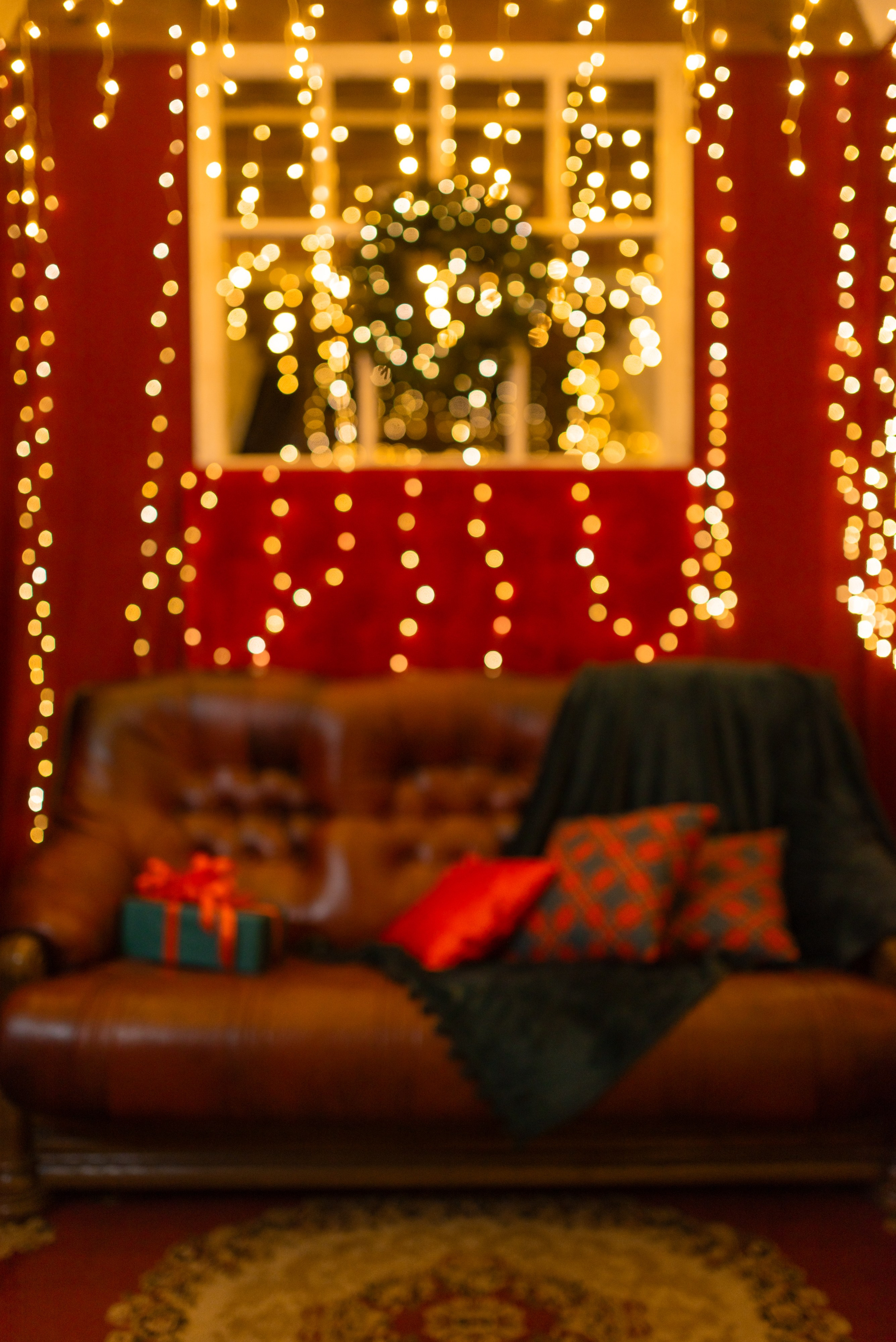 Новогодняя фотосессия для всей семьи в Иркутске Новогодний интерьер