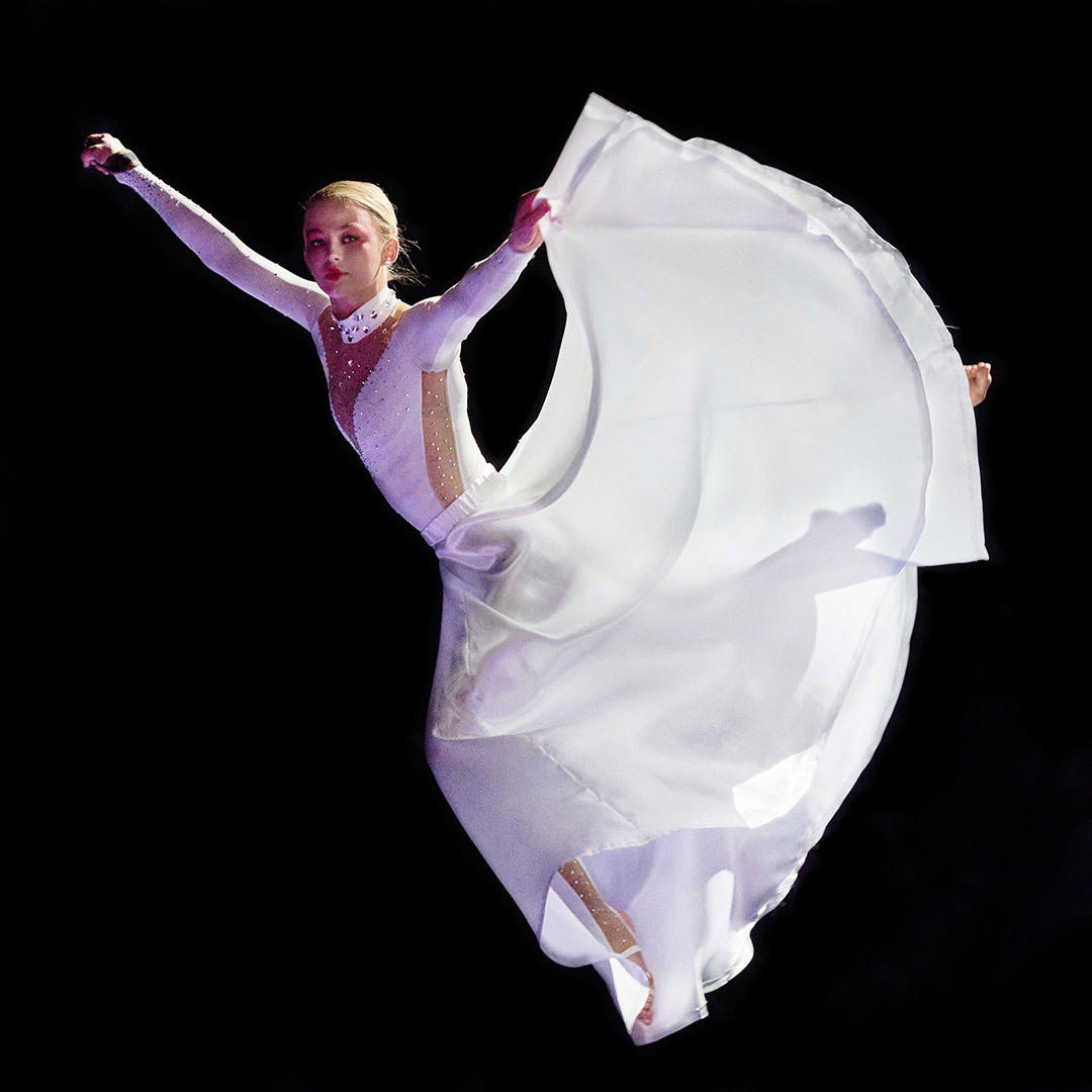 студийная фотосессия девушки