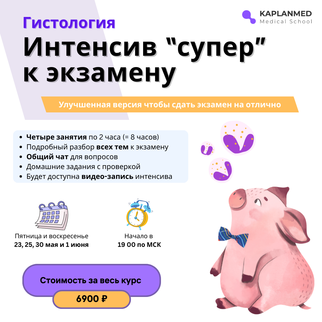 Репетитор по гистологии, патологической анатомии и патофизиологии | KaplanMed