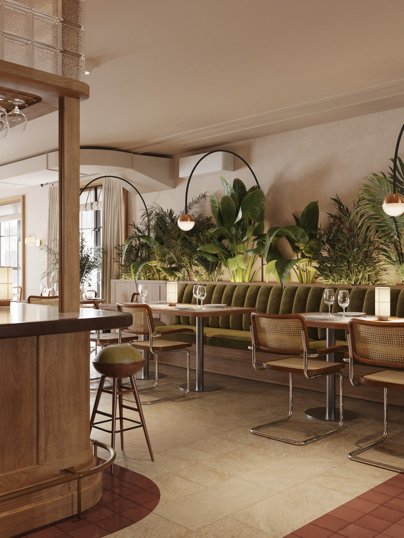 КУРИЦА ИЛИ РЫБА / семейный ресторан, 200 м². Rezells Architects — студия дизайна жилых и коммерческих интерьеров