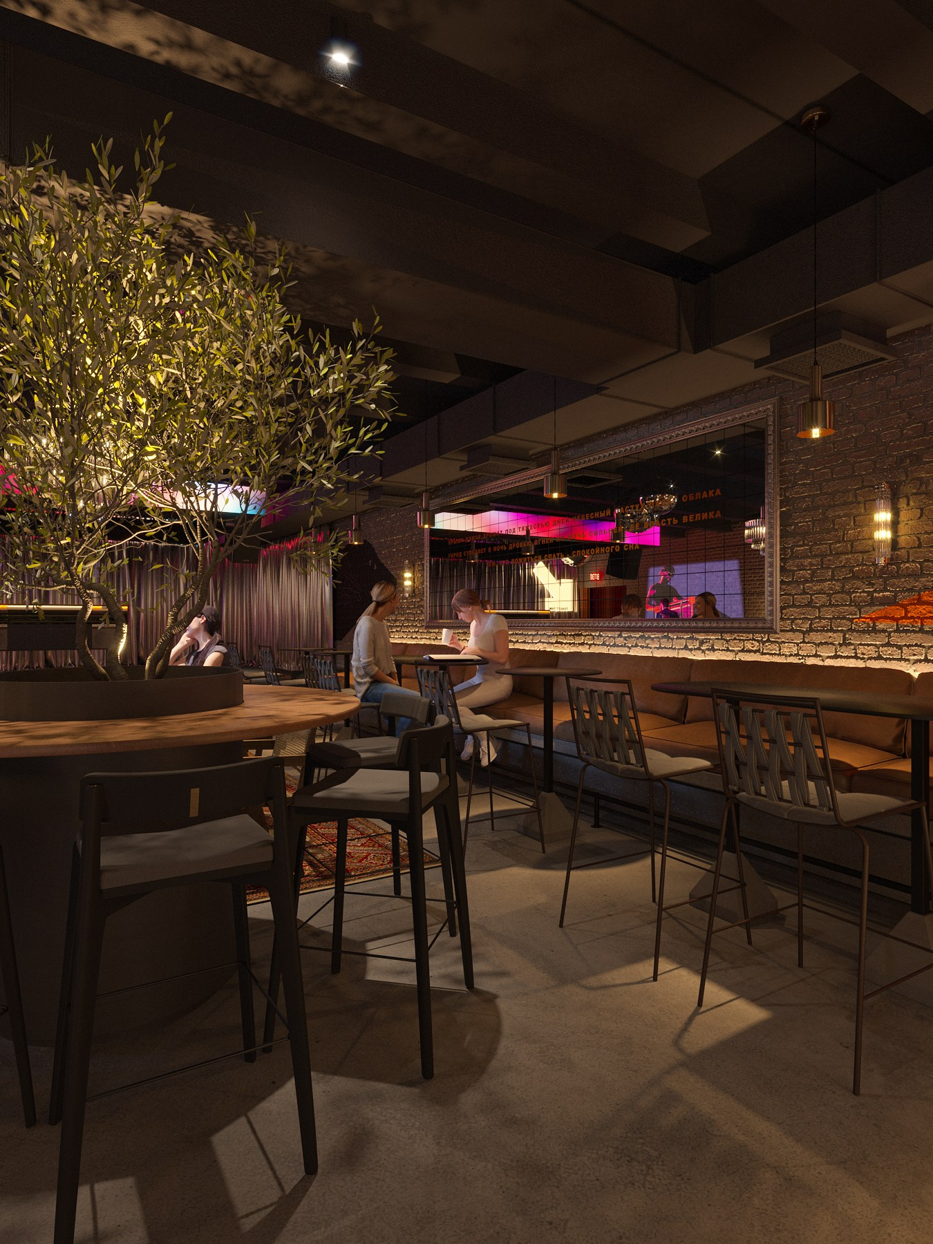 ЦЕХ / пространство для вечеринок на месте старой кондитерской фабрики, 300 м². Rezells Architects — студия дизайна жилых и коммерческих интерьеров