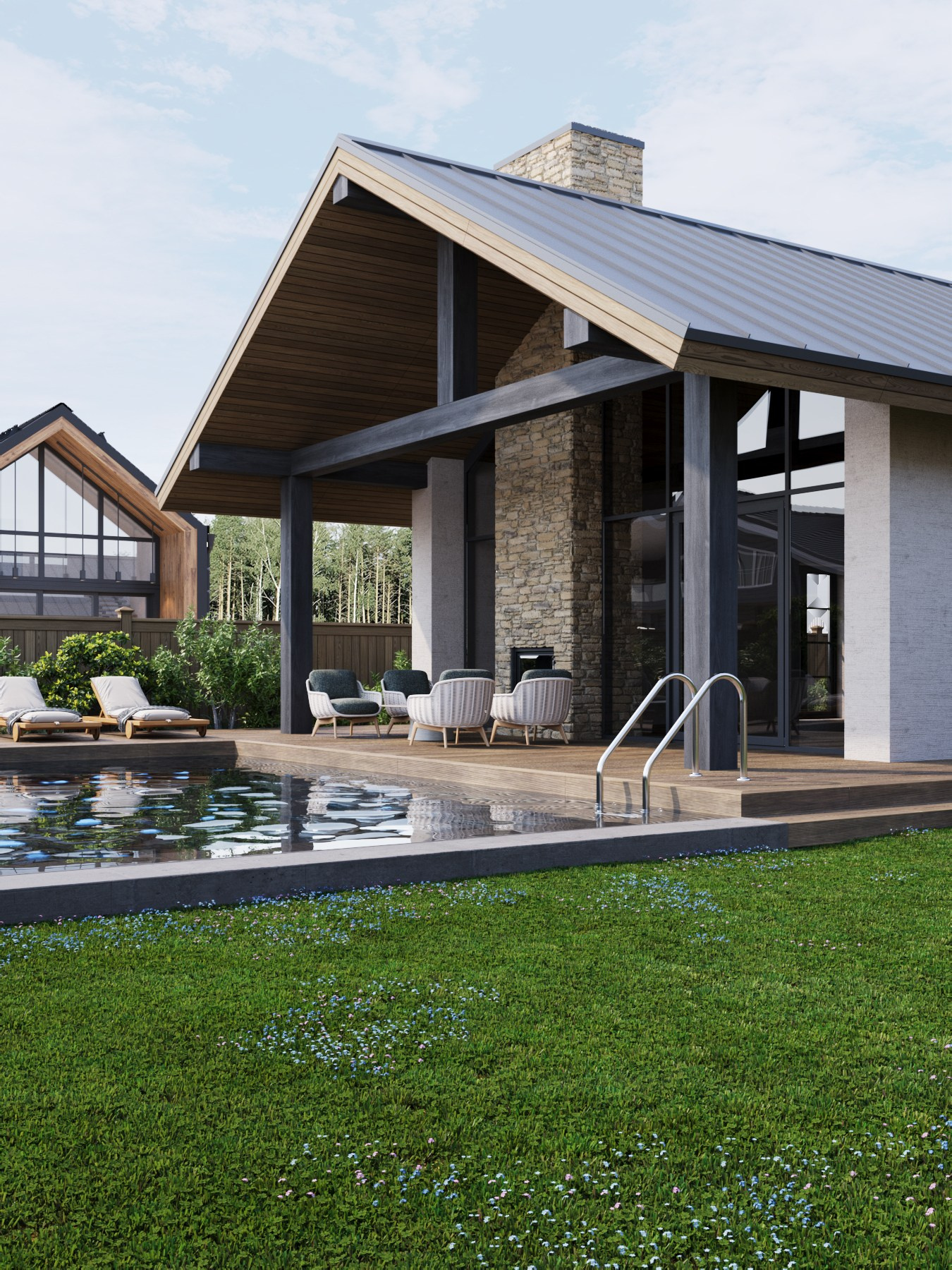 Загородная резиденция «Палитра». Rezells Architects — студия дизайна жилых и коммерческих интерьеров