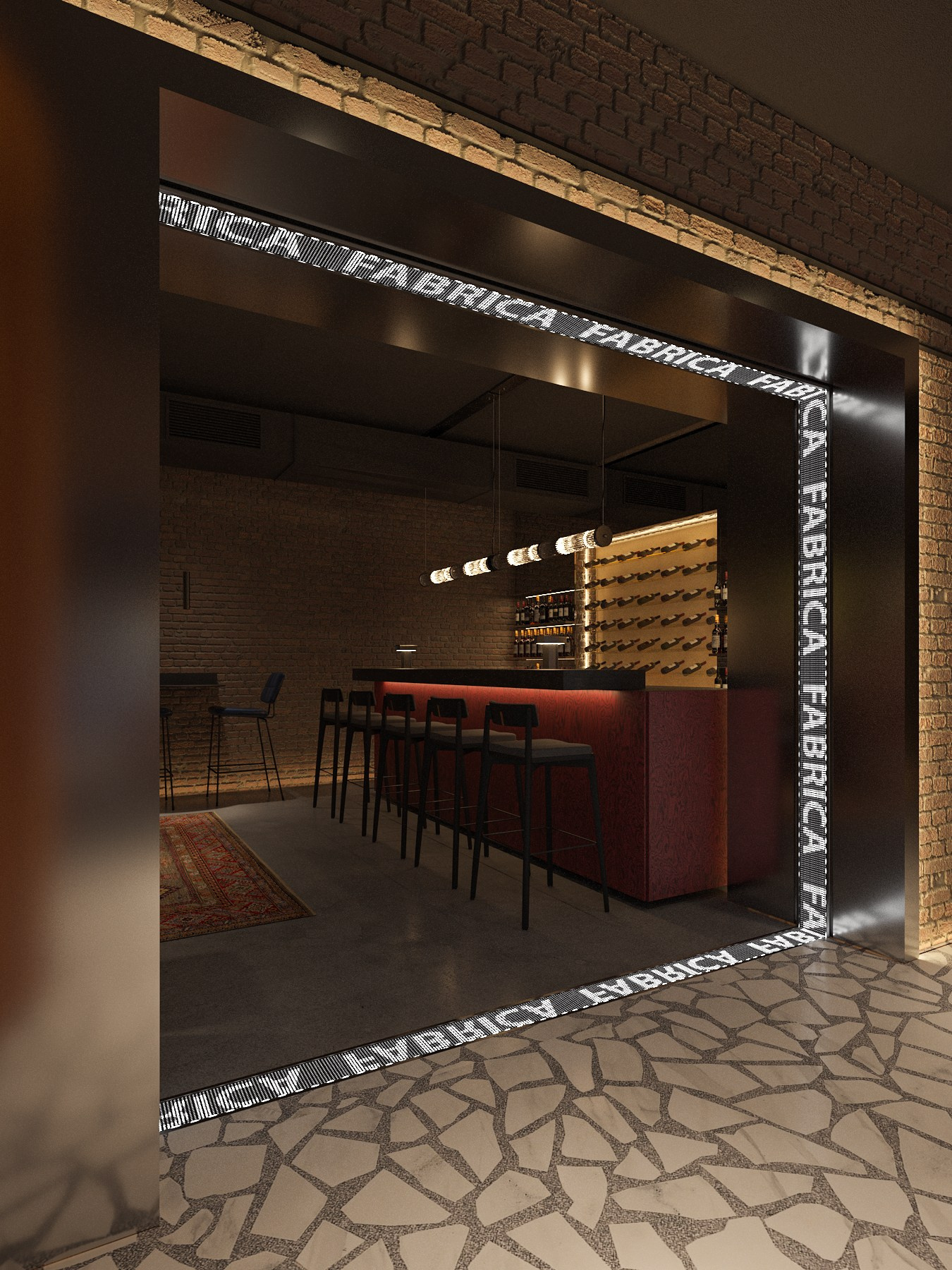 ЦЕХ / пространство для вечеринок на месте старой кондитерской фабрики, 300 м². Rezells Architects — студия дизайна жилых и коммерческих интерьеров