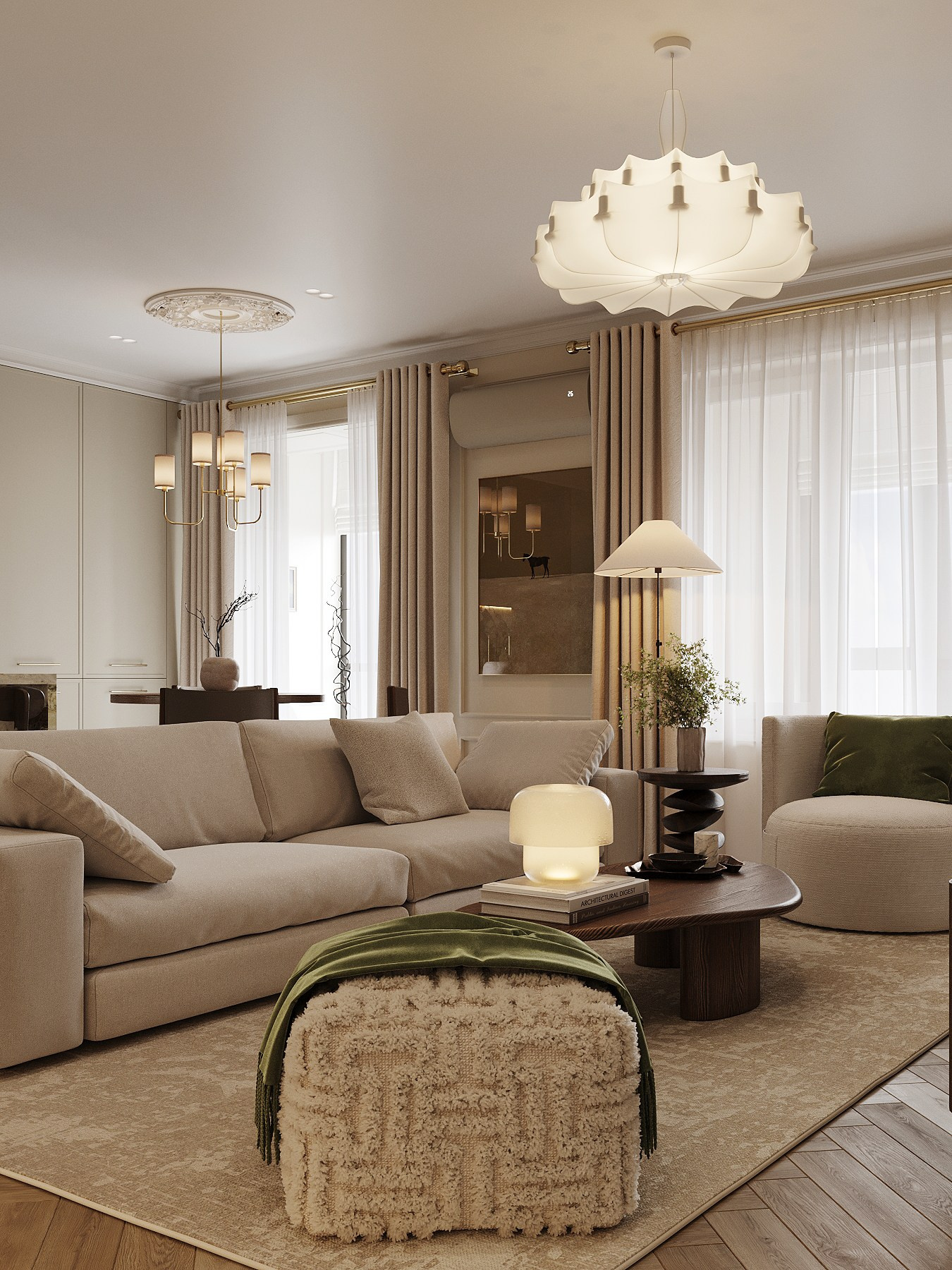 АППАРТАМЕНТЫ LAPLAND/ квартира, 95 м². Rezells Architects — студия дизайна жилых и коммерческих интерьеров