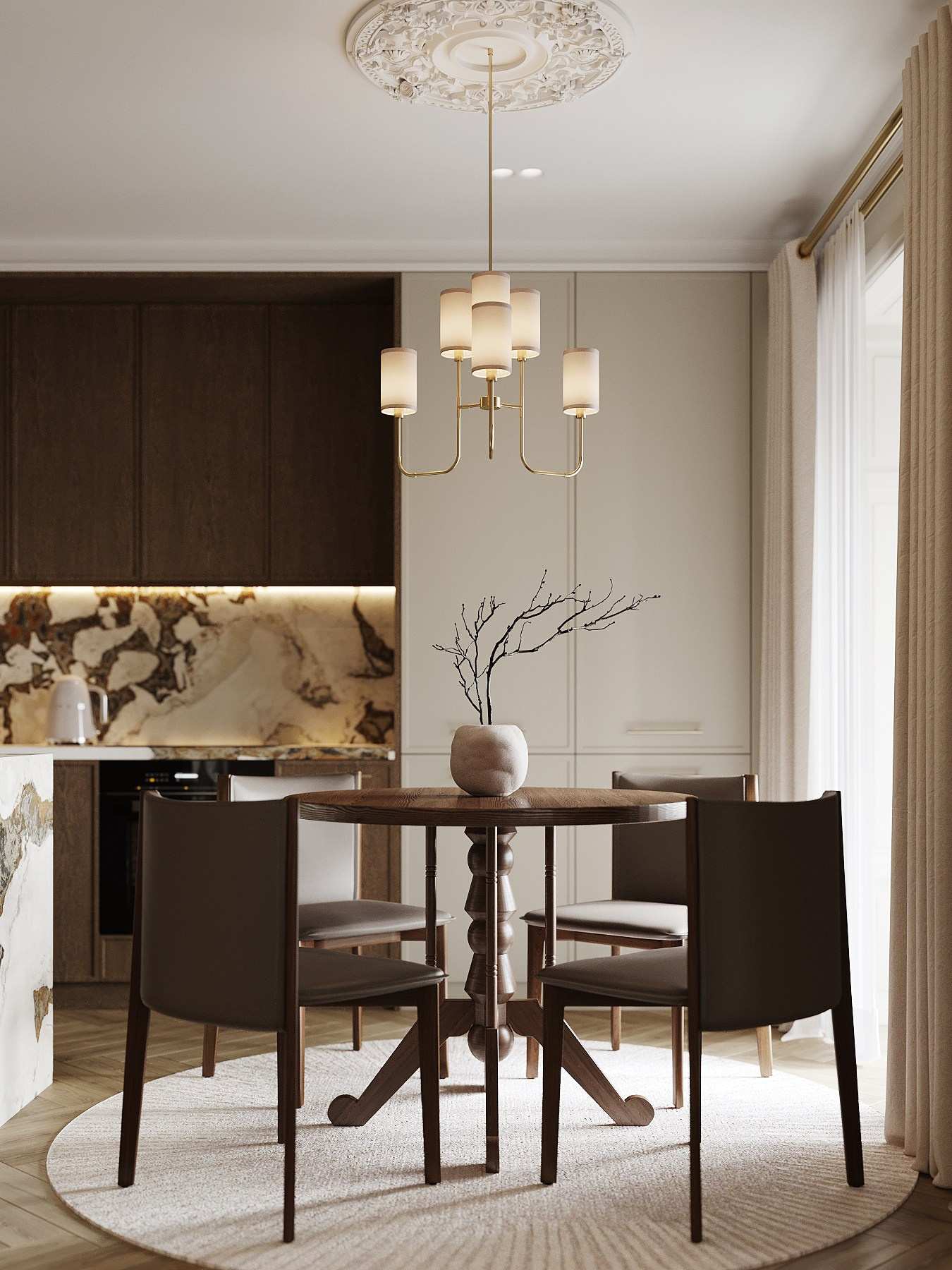 АППАРТАМЕНТЫ LAPLAND/ квартира, 95 м². Rezells Architects — студия дизайна жилых и коммерческих интерьеров