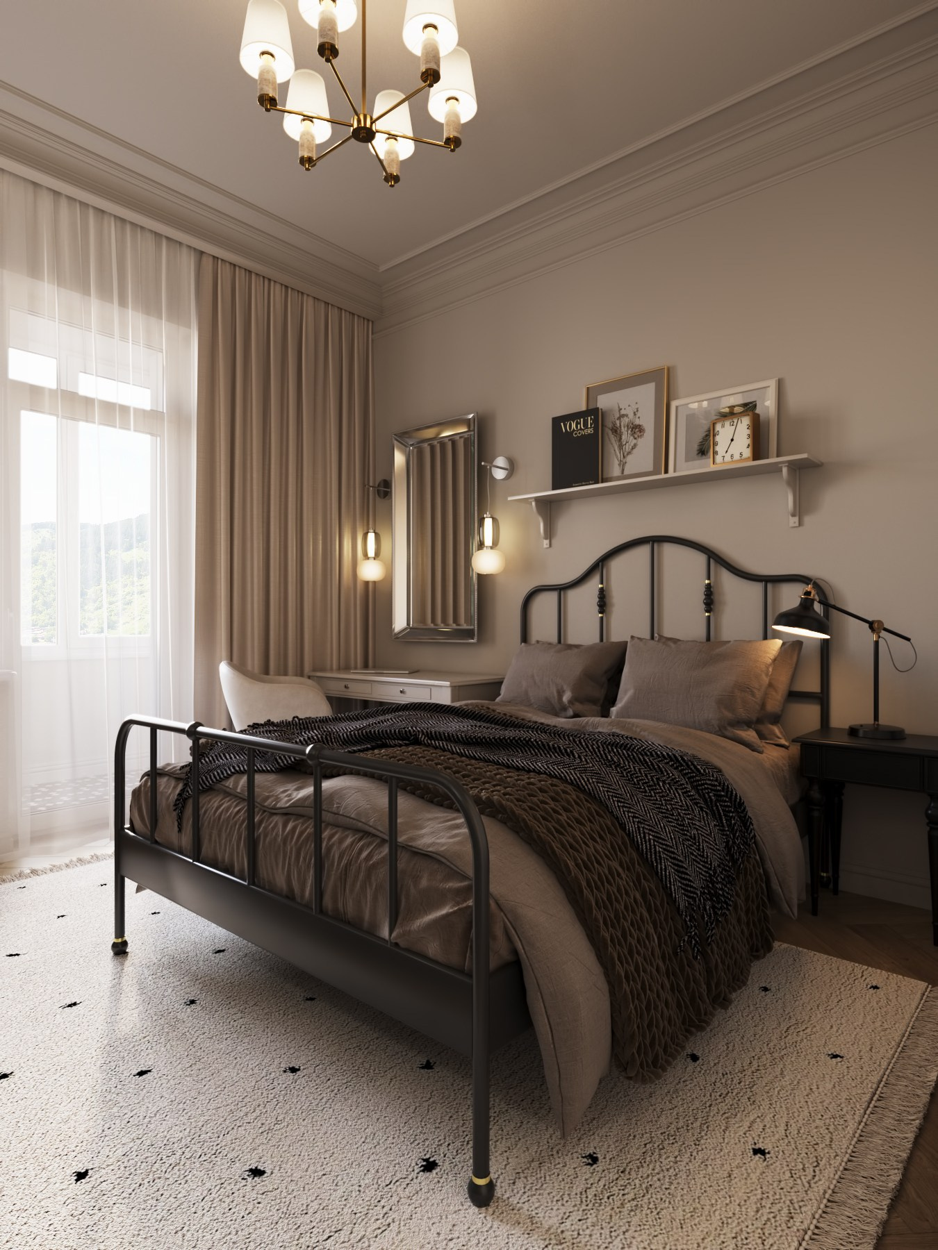 АППАРТАМЕНТЫ «ОЛИМП» / квартира, 105 м². Rezells Architects — студия дизайна жилых и коммерческих интерьеров