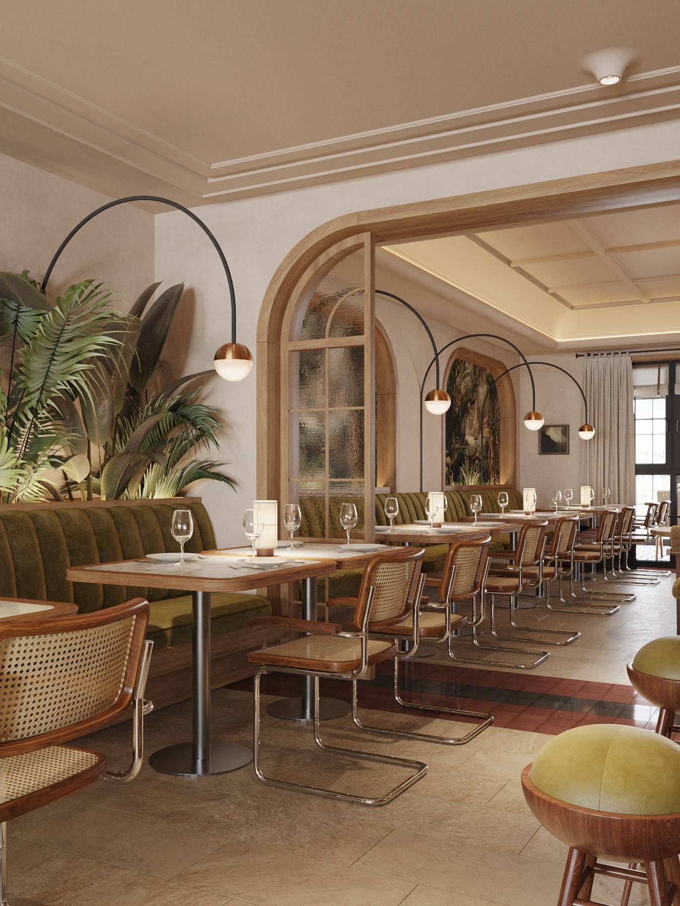 КУРИЦА ИЛИ РЫБА / семейный ресторан, 200 м². Rezells Architects — студия дизайна жилых и коммерческих интерьеров