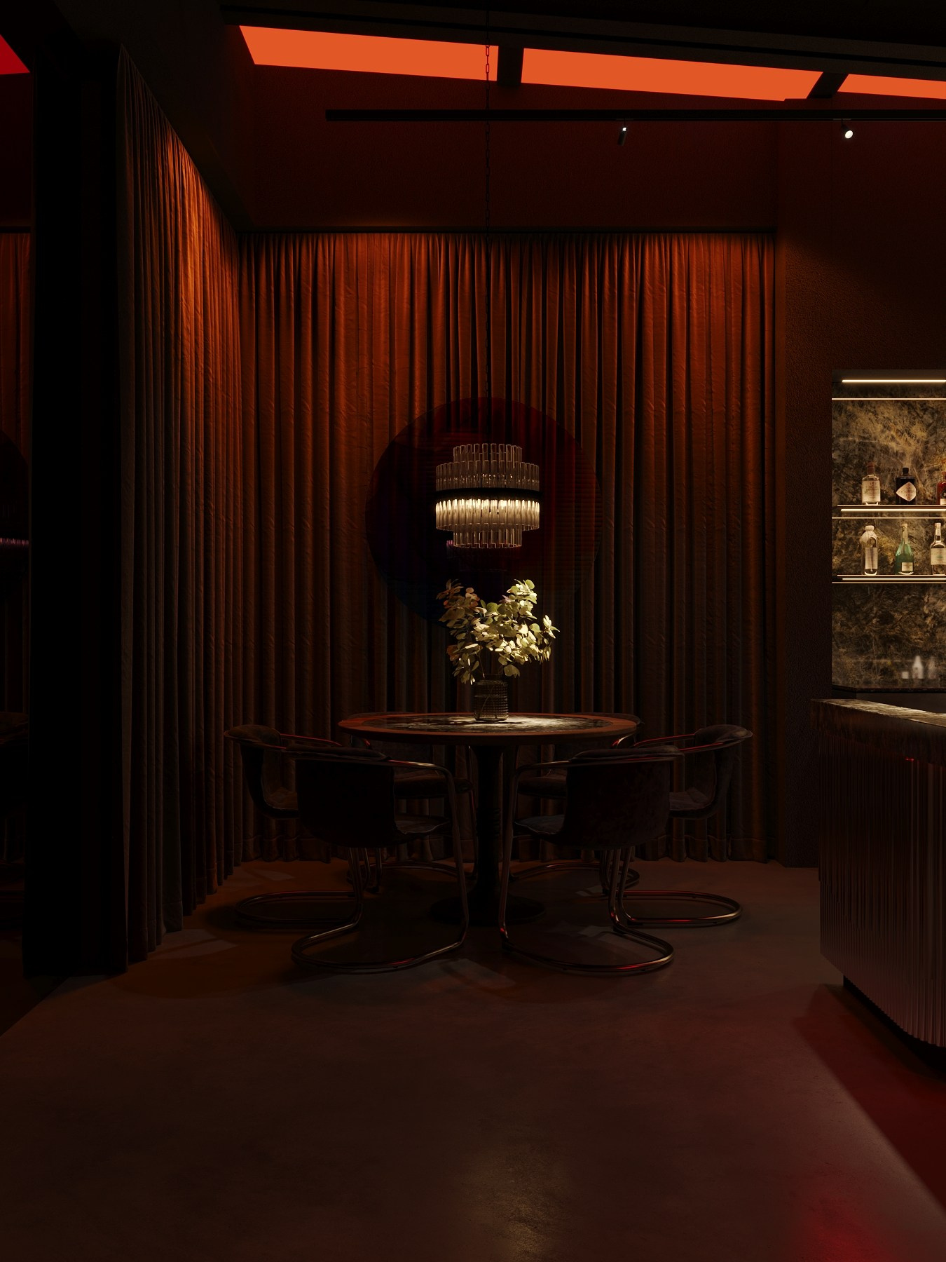 СКЛАД / концептуальный коктейль-бар, 60 м² (1). Rezells Architects — студия дизайна жилых и коммерческих интерьеров