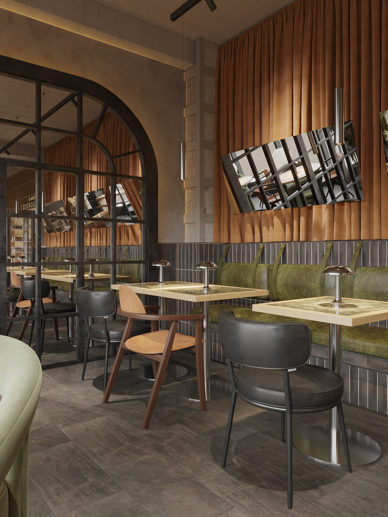 ХОЛЛ КРК «ЗАРЯ» / кинотеатр, 650 м². Rezells Architects — студия дизайна жилых и коммерческих интерьеров