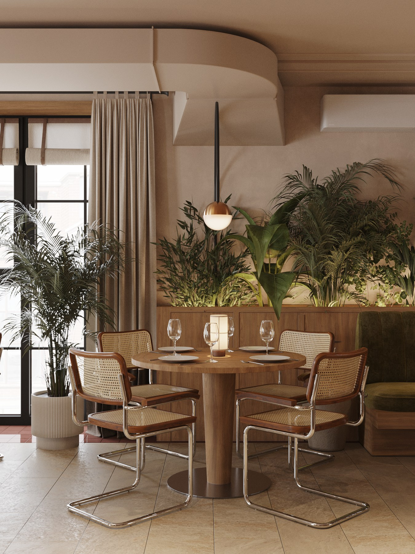 КУРИЦА ИЛИ РЫБА / семейный ресторан, 200 м². Rezells Architects — студия дизайна жилых и коммерческих интерьеров