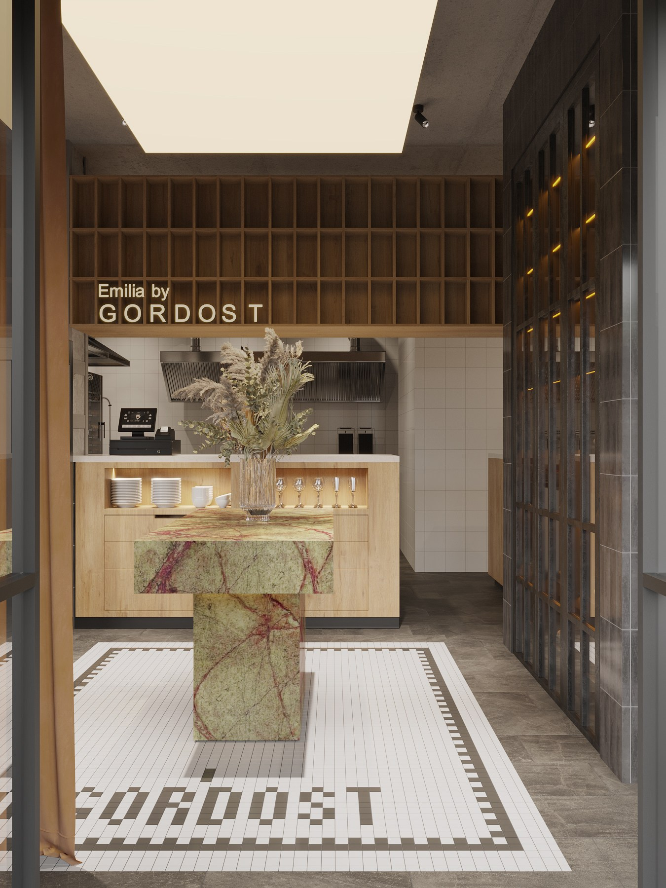 ХОЛЛ КРК «ЗАРЯ» / кинотеатр, 650 м². Rezells Architects — студия дизайна жилых и коммерческих интерьеров