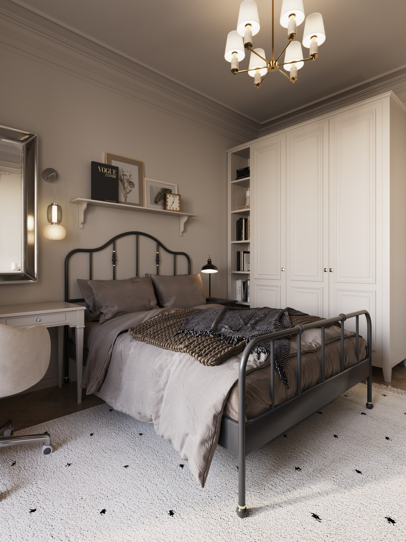 АППАРТАМЕНТЫ «ОЛИМП» / квартира, 105 м². Rezells Architects — студия дизайна жилых и коммерческих интерьеров