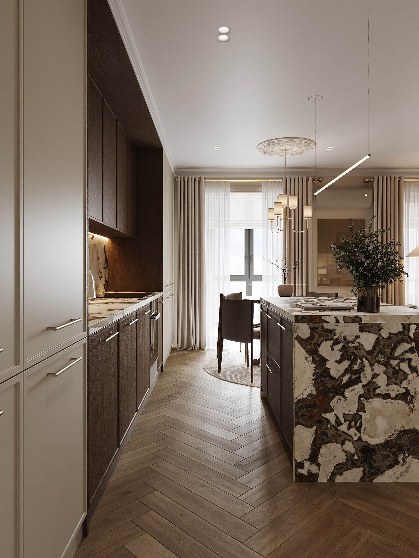 АППАРТАМЕНТЫ LAPLAND/ квартира, 95 м². Rezells Architects — студия дизайна жилых и коммерческих интерьеров