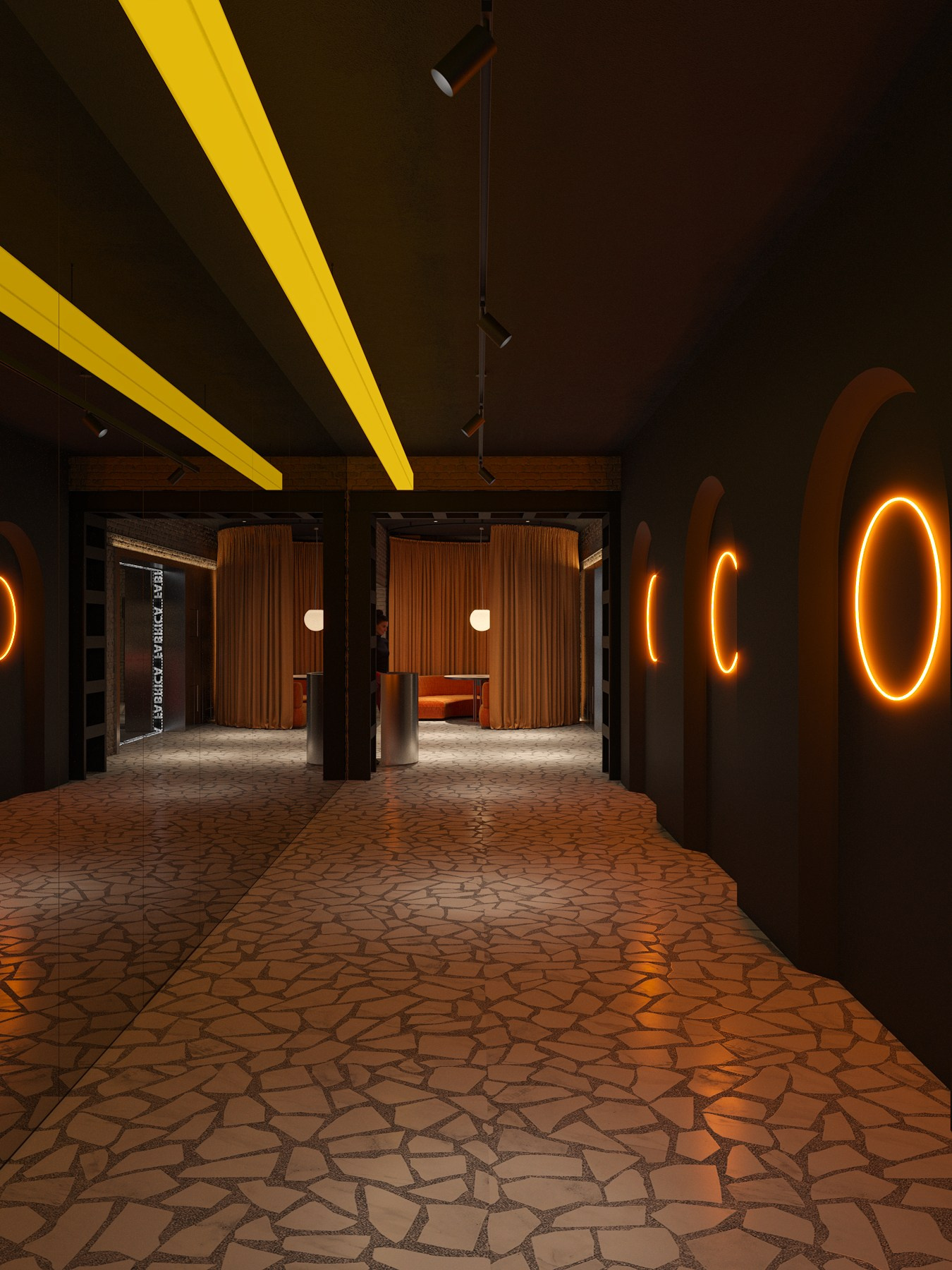 ЦЕХ / пространство для вечеринок на месте старой кондитерской фабрики, 300 м². Rezells Architects — студия дизайна жилых и коммерческих интерьеров