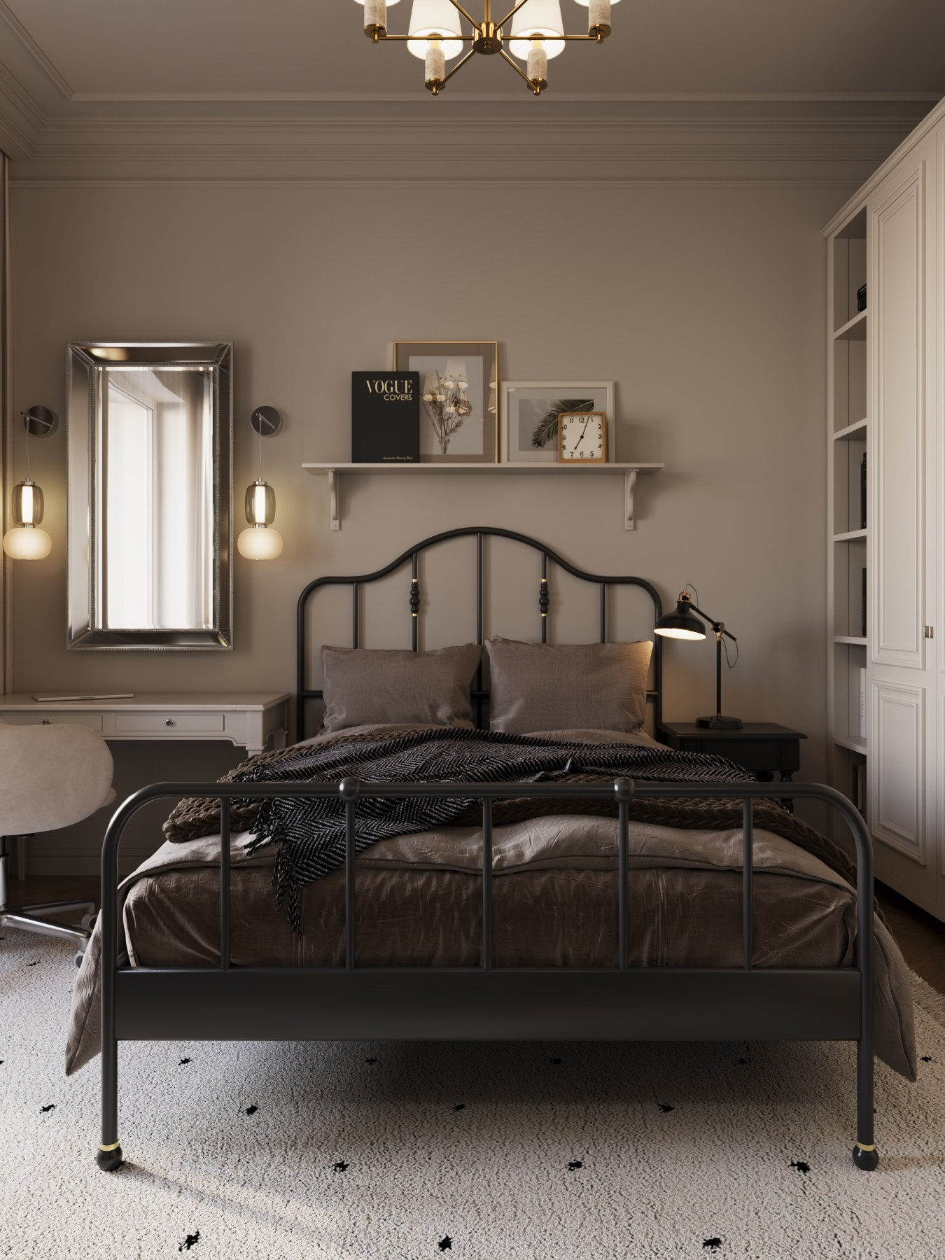 АППАРТАМЕНТЫ «ОЛИМП» / квартира, 105 м². Rezells Architects — студия дизайна жилых и коммерческих интерьеров