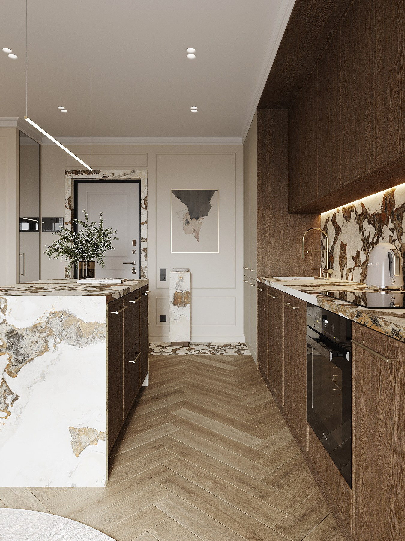 АППАРТАМЕНТЫ LAPLAND/ квартира, 95 м². Rezells Architects — студия дизайна жилых и коммерческих интерьеров