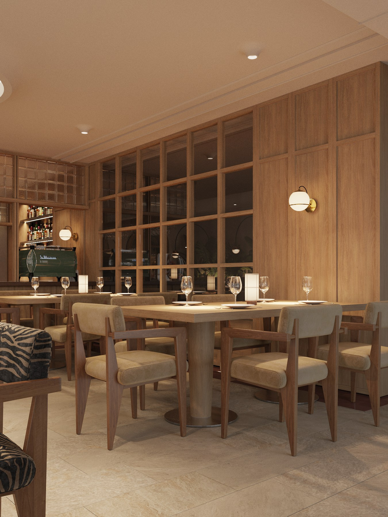 КУРИЦА ИЛИ РЫБА / семейный ресторан, 200 м². Rezells Architects — студия дизайна жилых и коммерческих интерьеров