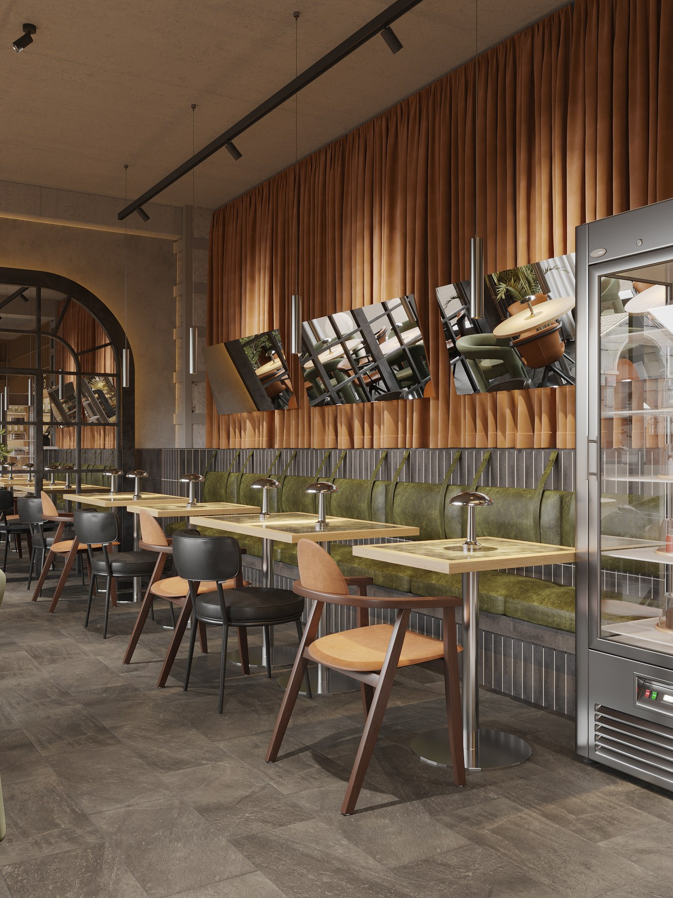 ХОЛЛ КРК «ЗАРЯ» / кинотеатр, 650 м². Rezells Architects — студия дизайна жилых и коммерческих интерьеров