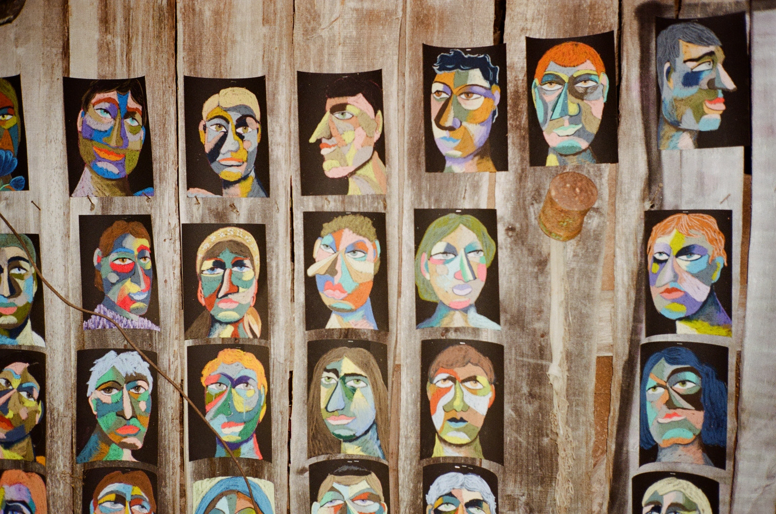 100 portrets. Artist Maria Ansh